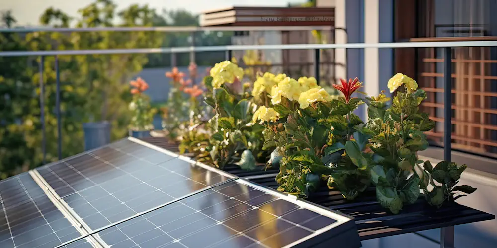 Balkon-Kraftwerk Solarpanel © Franz Bachinger - Pixabay